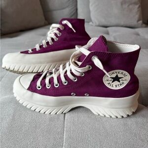 Converse Women's Bold Purple High-Tops